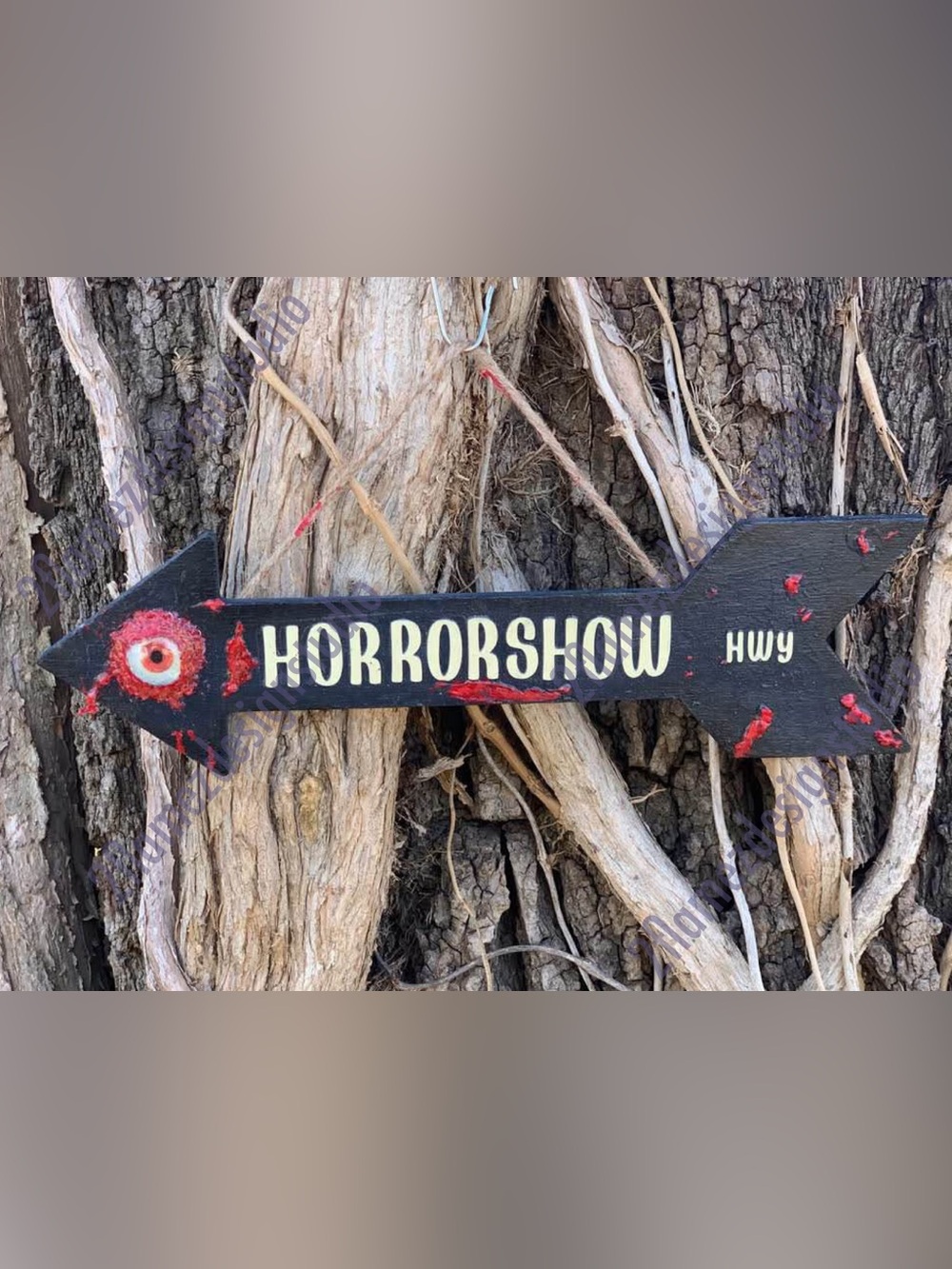 Wood Halloween Street Signs - 3 Designs